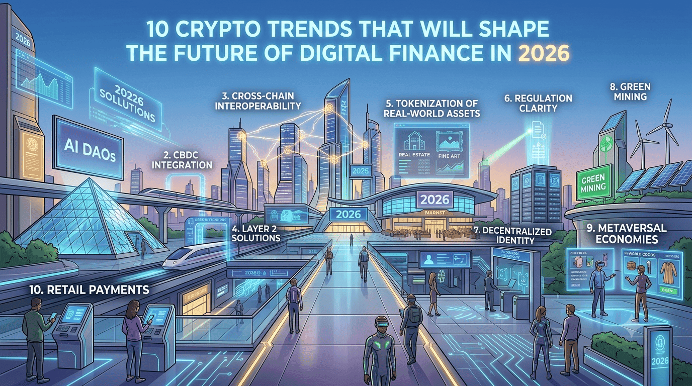 10 Crypto Trends Shaping the Future of Digital Finance in 2026