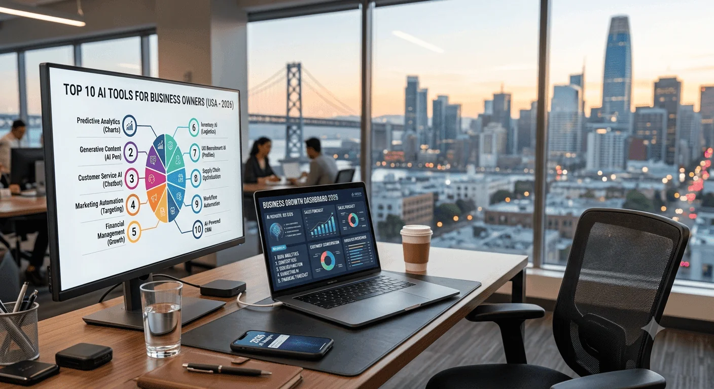 Top 10 AI Tools for Business Owners in the USA to Use in 2026