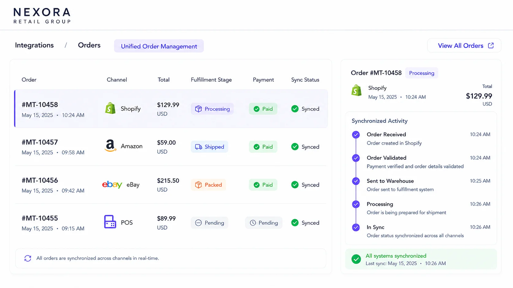 Nexora : API Integration Services