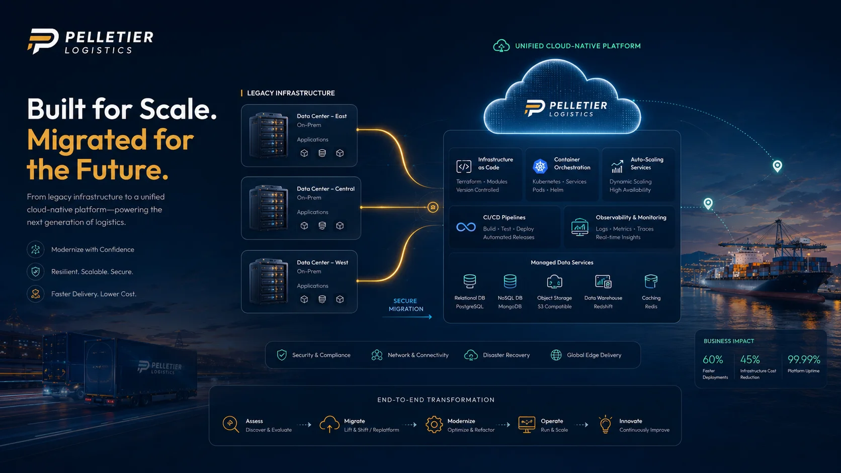 Pelletier Logistics : Cloud Software Development