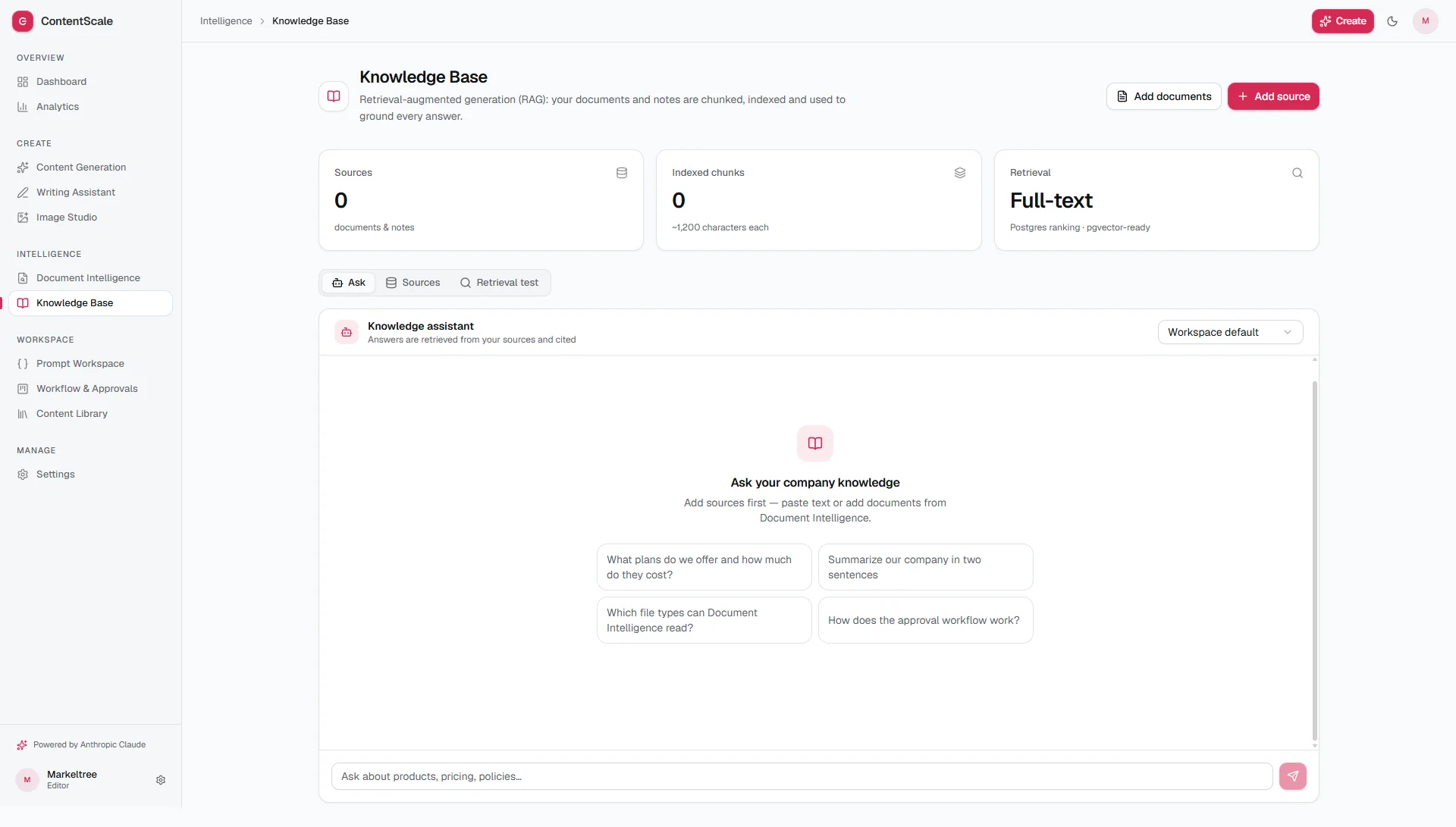 ContentScale : Generative AI Services