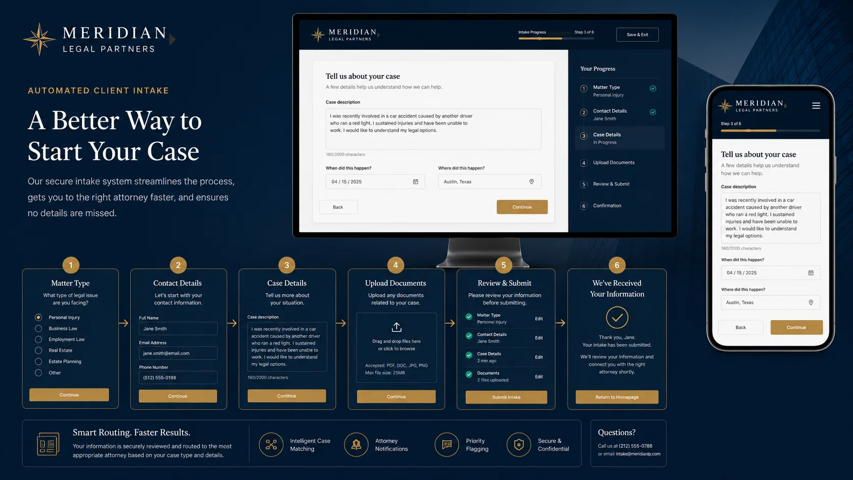 Meridian Legal : Custom Web Solutions