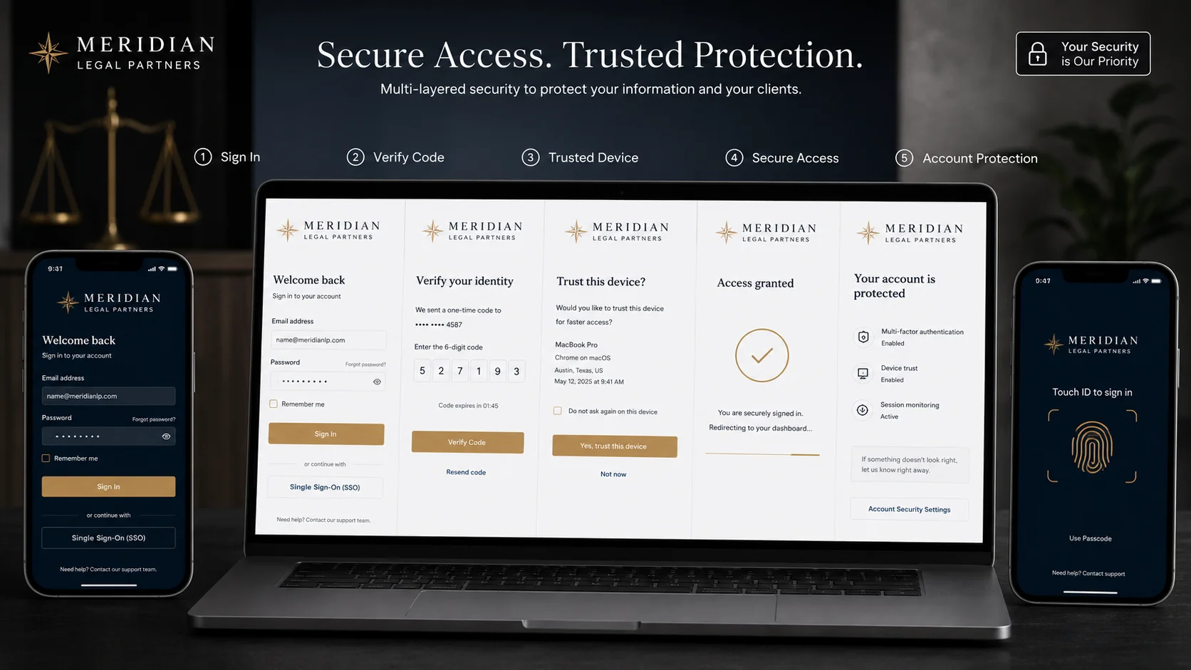 Meridian Legal : Custom Web Solutions