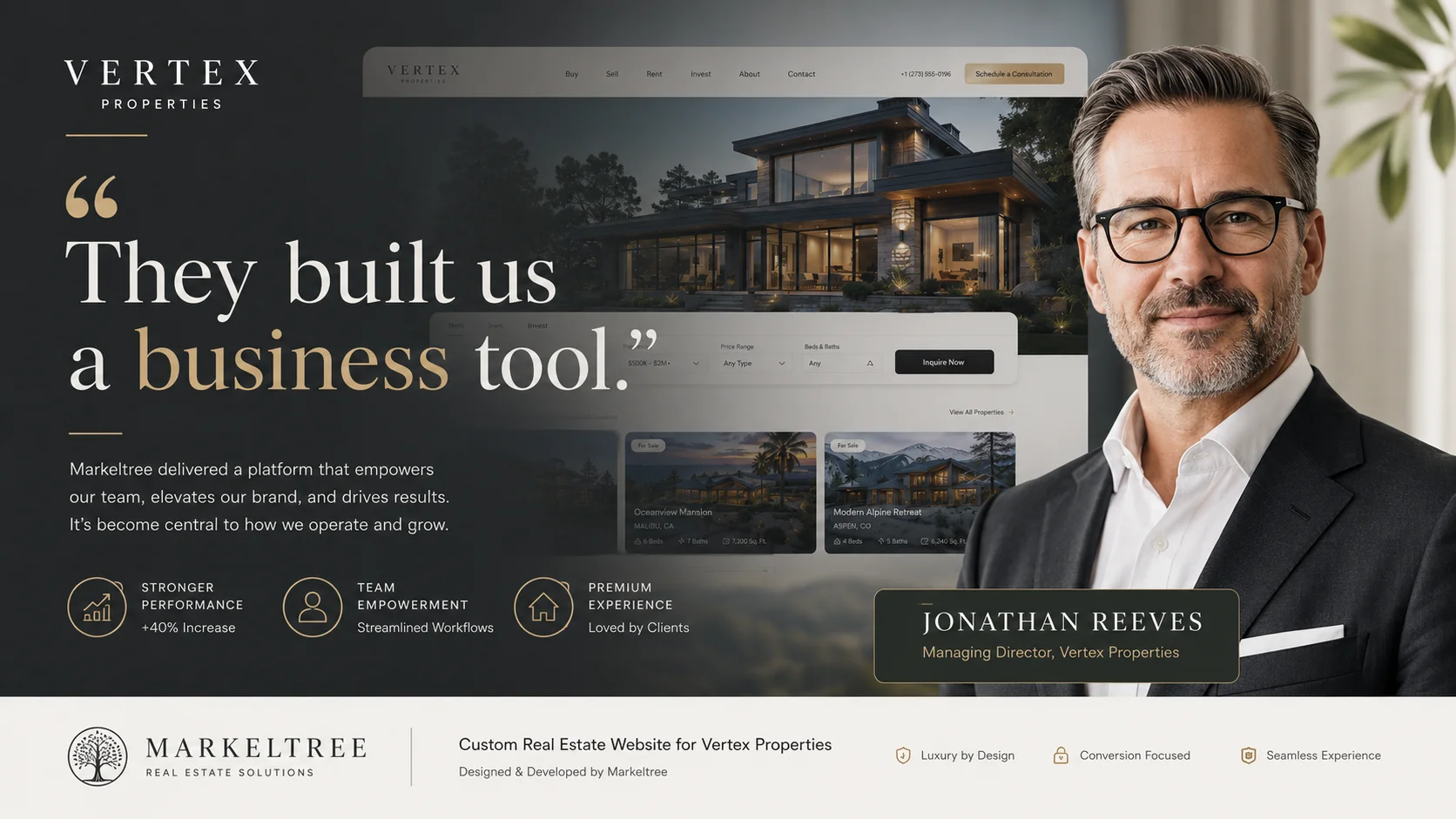 Vertex Properties : Custom Website Development
