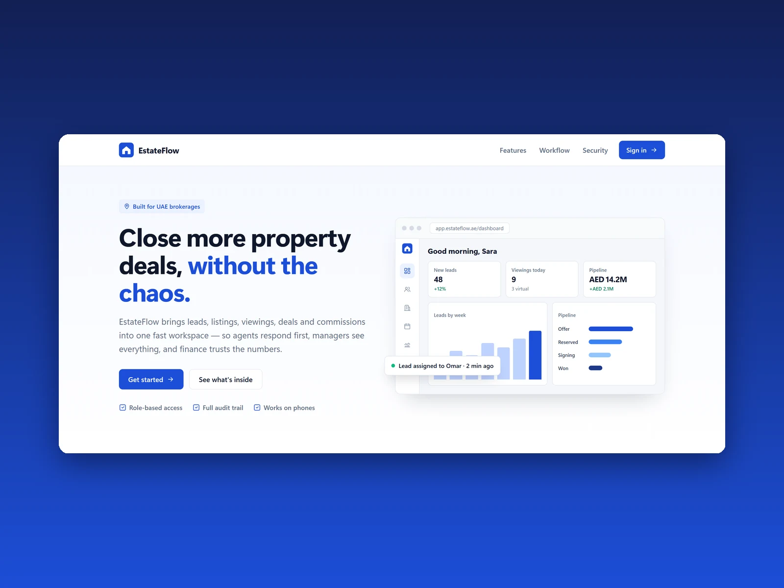 EstateFlow : Real Estate CRM