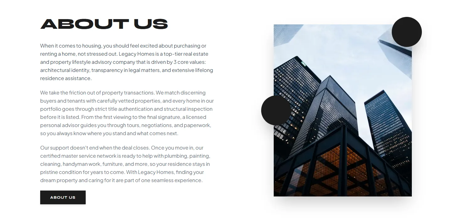 About Legacy Homes
