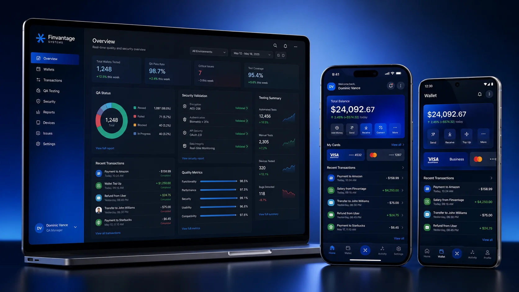 Finvantage : MVP Quality Assurance