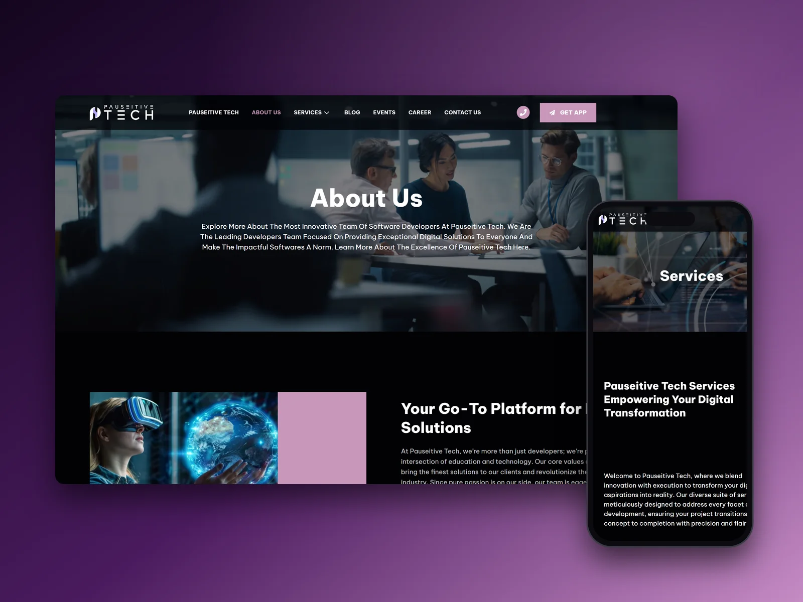 Pauseitive Tech : Building a Digital Home for an EdTech and Custom Software Studio