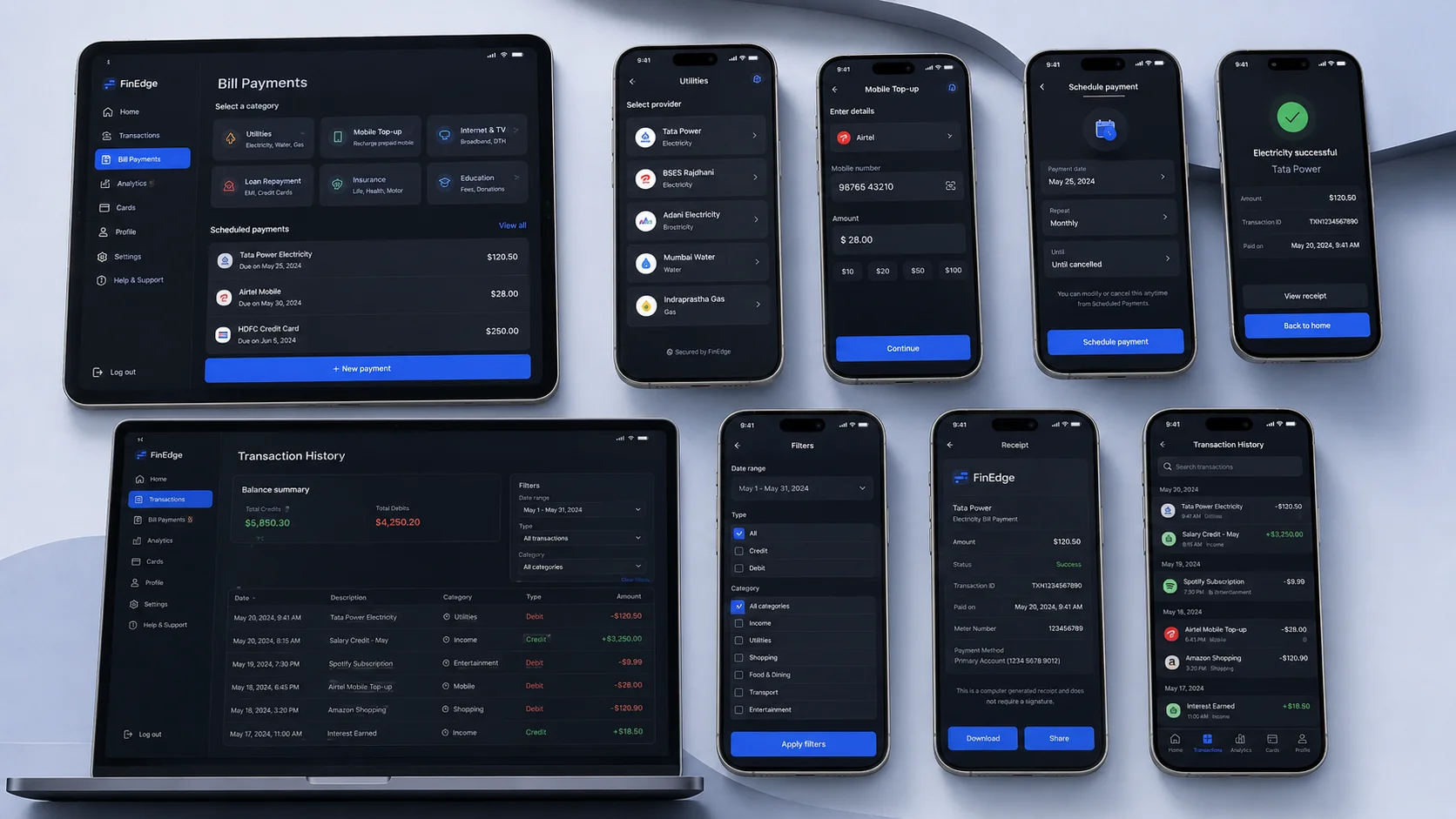 FinEdge : React Native App Development