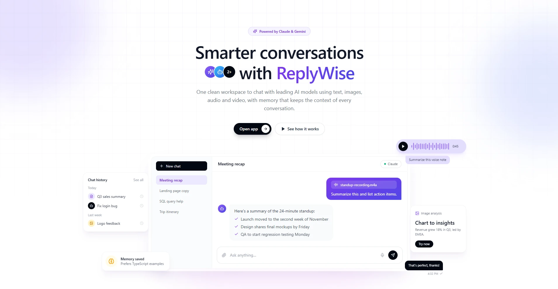ReplyWise : AI Chatbot Platform